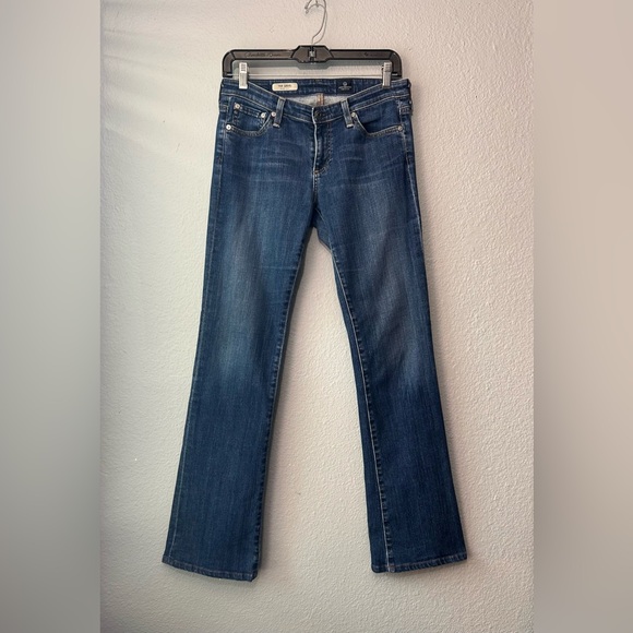 AG Adriano Goldschmied Jeans Womens 28R The Angel Boot Cut Stretch Denim Blue - Picture 1 of 11